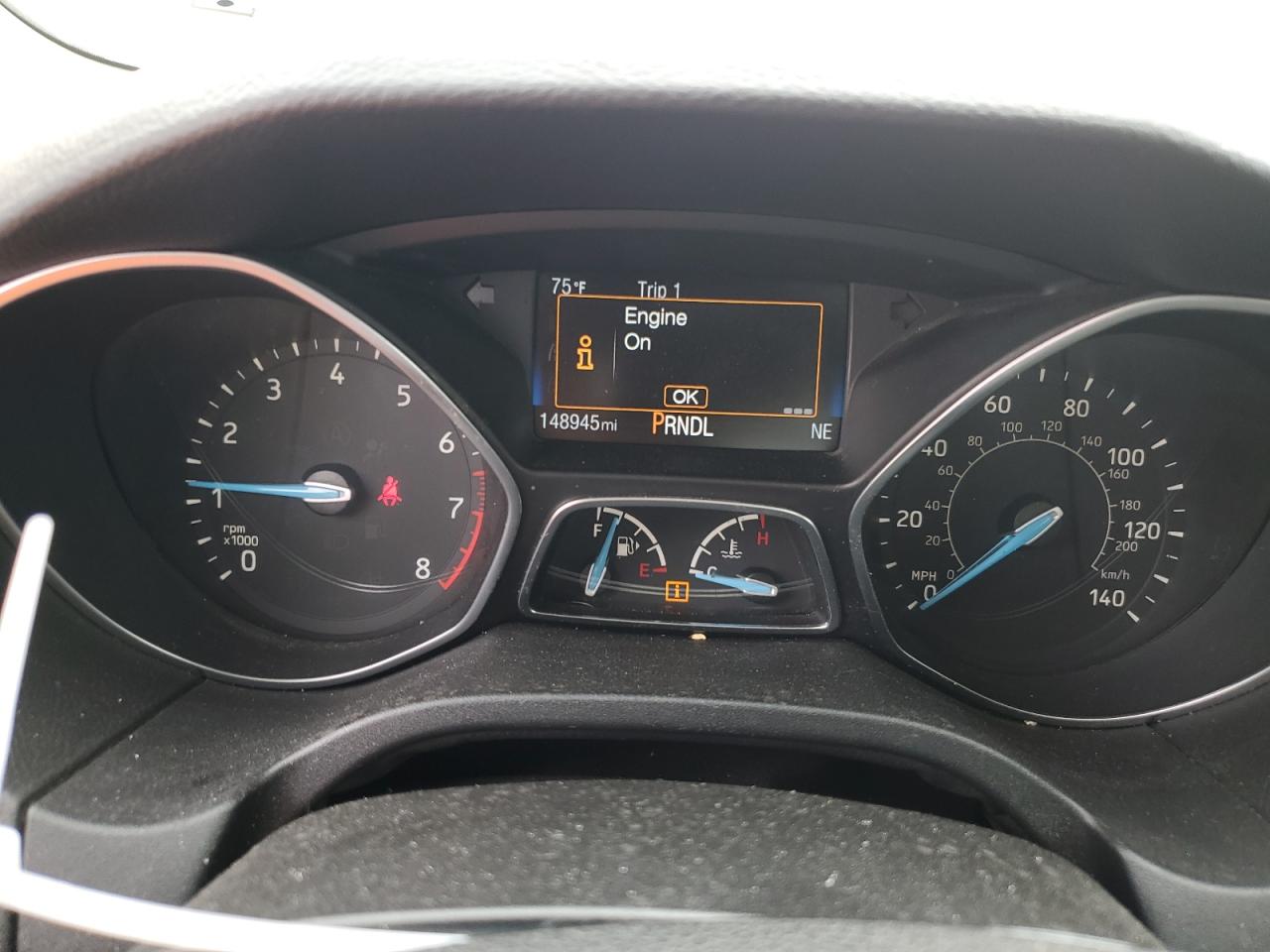 2017 Ford Focus VIN 1FADP3F21HL304476 Copart auction photo, mechanical damage thumbnail 9