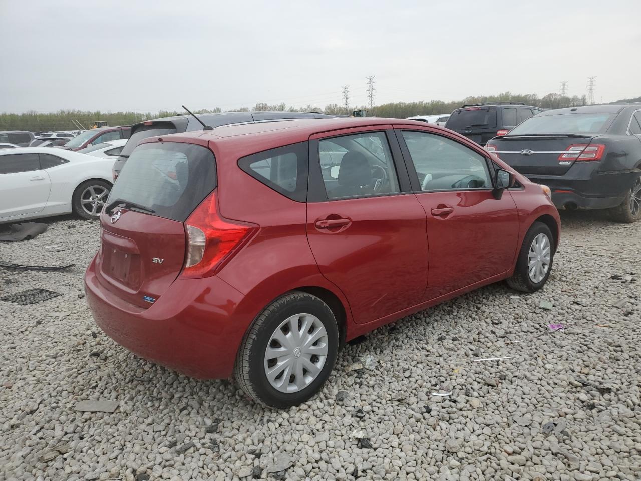 2015 Nissan Versa VIN 3N1CE2CP4FL374189 Copart auction photo, minor dent/scratches / normal wear damage thumbnail 3