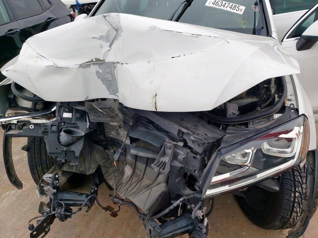 2017 Volkswagen Touareg VIN WVGRF7BP2HD006004 Copart auction photo, front end damage thumbnail 12