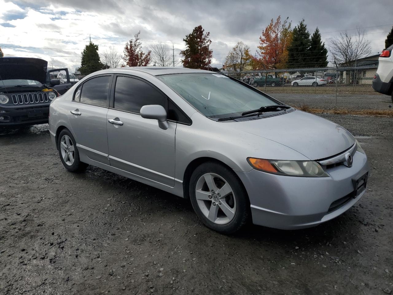 2006 Honda Civic VIN JHMFA16886S003024 Copart auction photo, rear end damage thumbnail 4