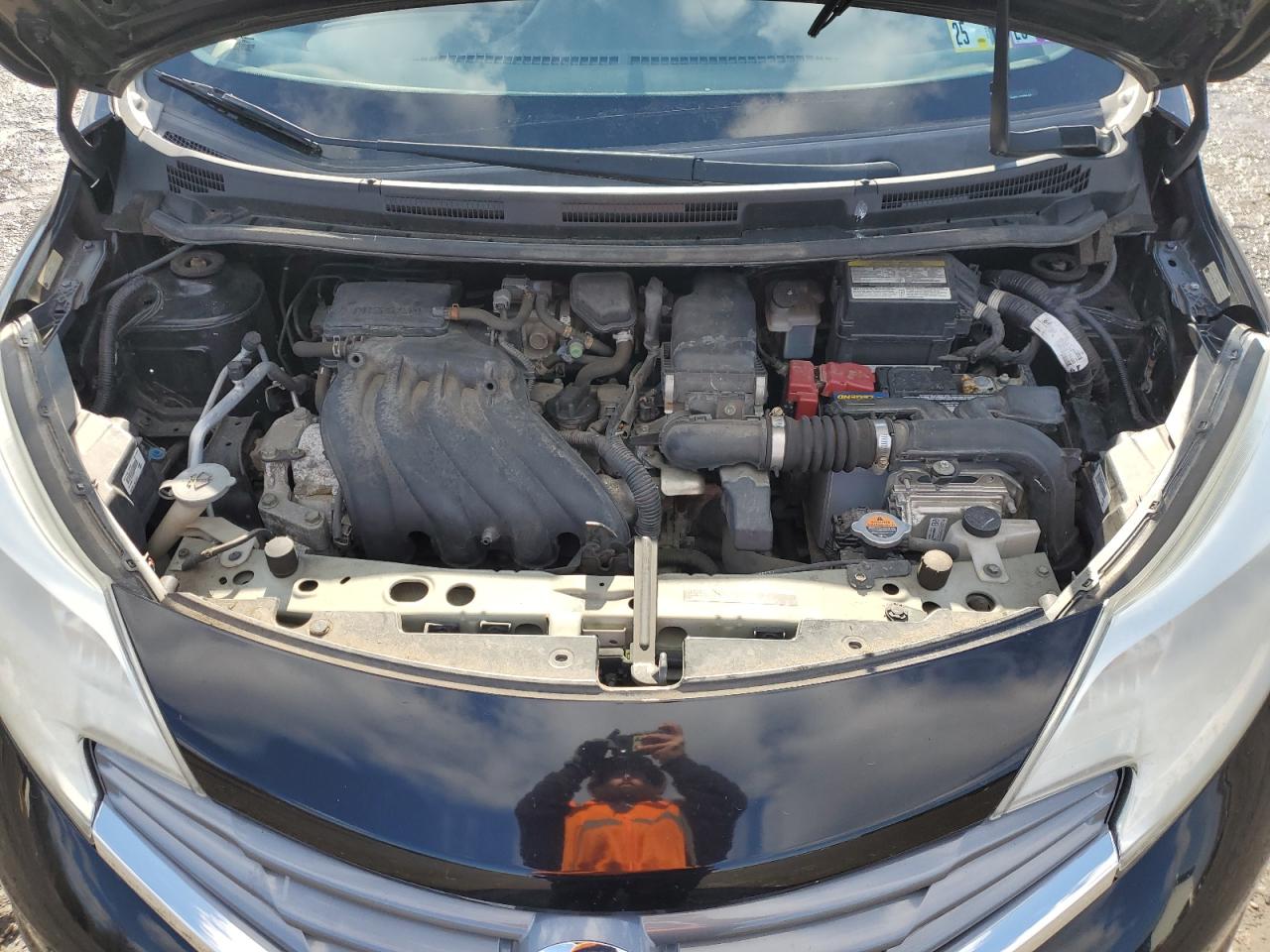 2014 Nissan Versa VIN 3N1CE2CP9EL375546 Copart auction photo, side damage thumbnail 11