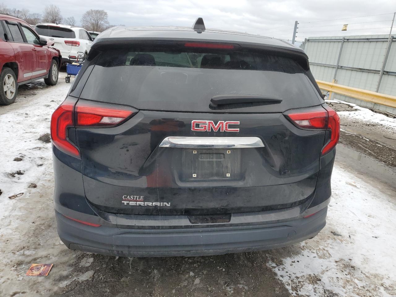 2019 GMC Terrain VIN 3GKALMEV8KL278579 Copart auction photo, front end / side damage thumbnail 6