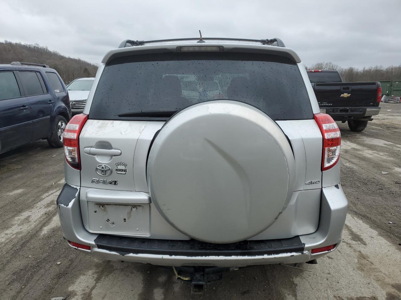 2011 Toyota RAV 4 VIN 2T3BF4DV5BW089597 Copart auction photo, front end / side damage thumbnail 6