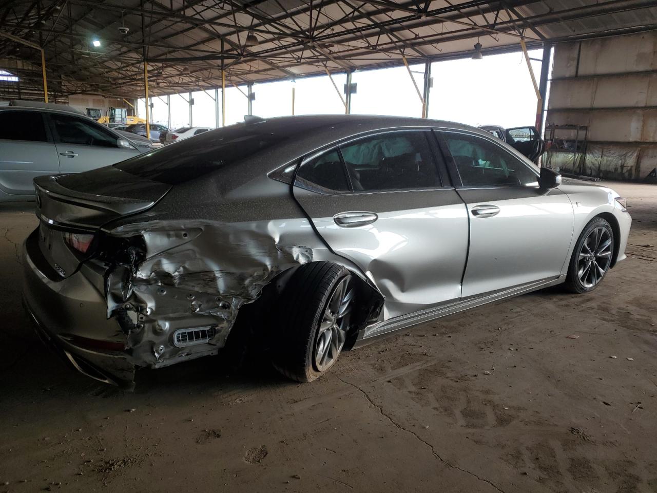 2021 Lexus ES VIN 58AGZ1B17MU096261 Copart auction photo, rear end / undercarriage damage thumbnail 3
