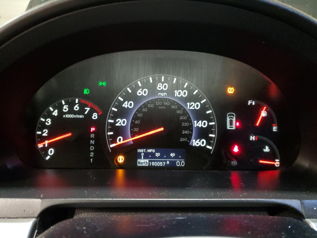 2010 Honda Odyssey VIN 5FNRL3H95AB061477 Copart auction photo, front end damage thumbnail 9