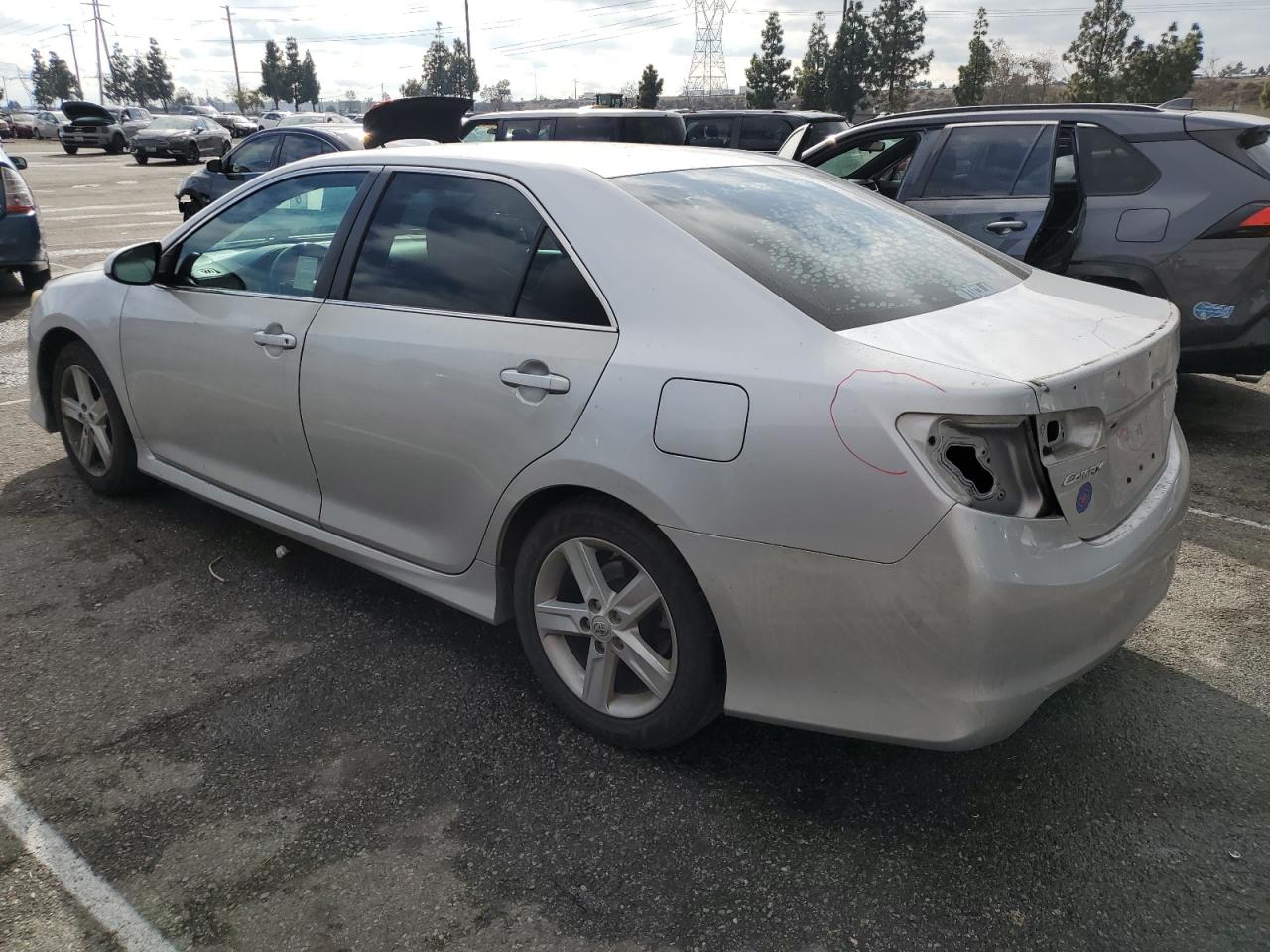 2013 Toyota Camry VIN 4T1BF1FK9DU246576 Copart auction photo, rear end damage thumbnail 2