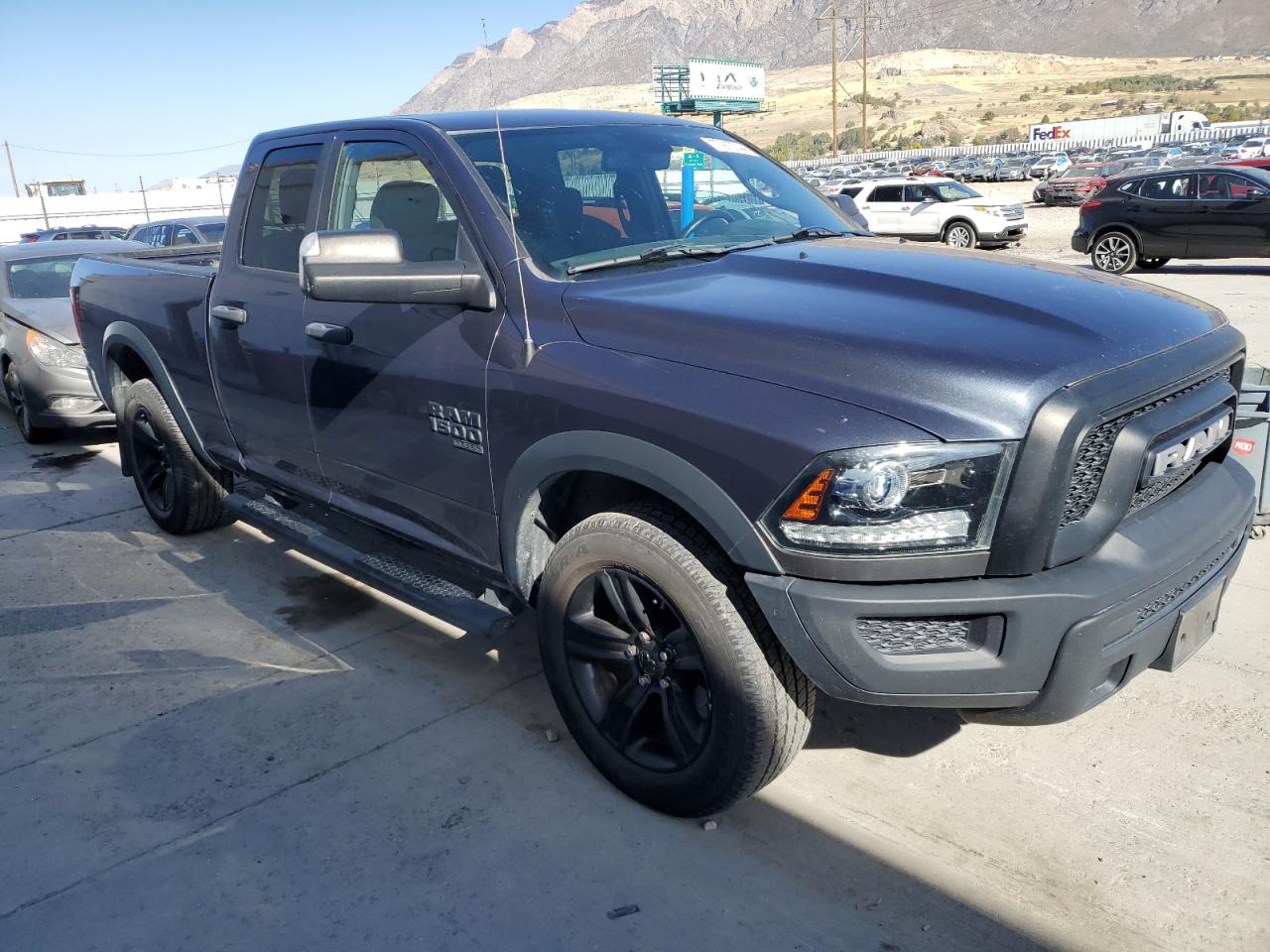 2021 RAM 1500 VIN 1C6RR7GG0MS556402 Copart auction photo, side damage thumbnail 4