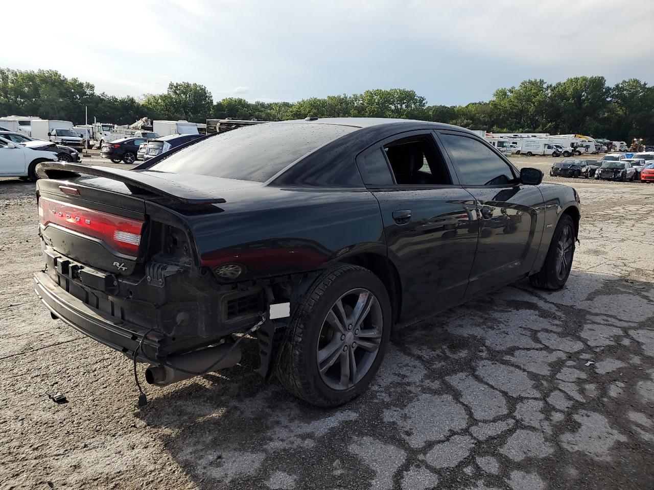 2014 Dodge Charger VIN 2C3CDXDT5EH206131 Copart auction photo, front end damage thumbnail 3