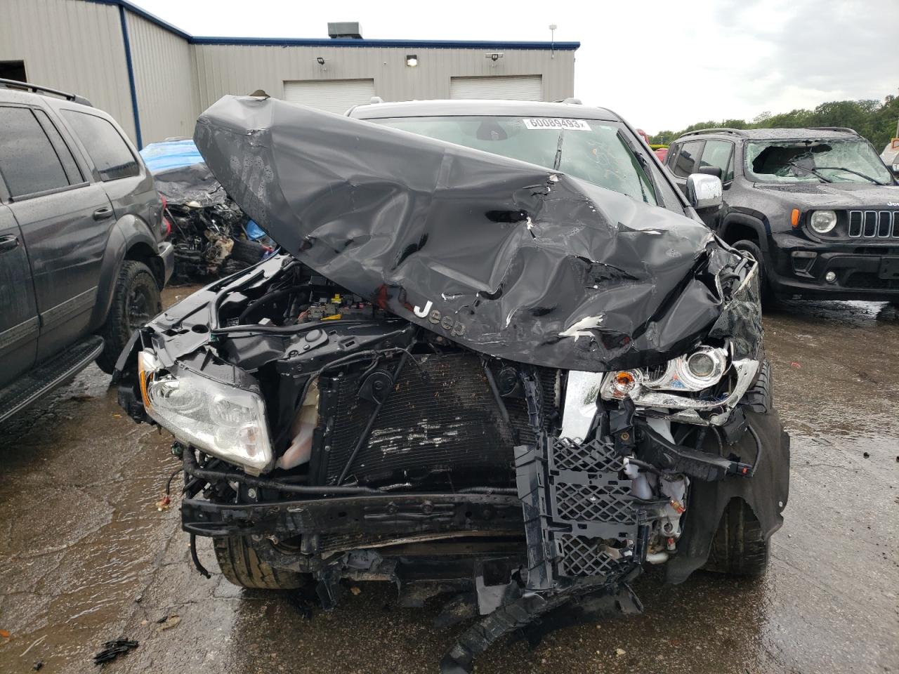 2013 Jeep Grand Cherokee VIN 1C4RJFCG5DC644128 Copart auction photo, front end / rear end damage thumbnail 5