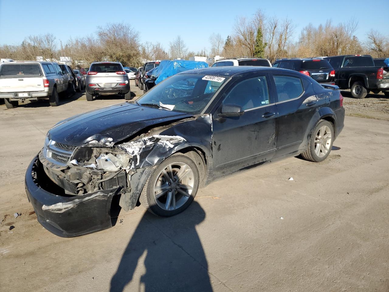 2011 Dodge Avenger VIN 1B3BD1FG3BN584764