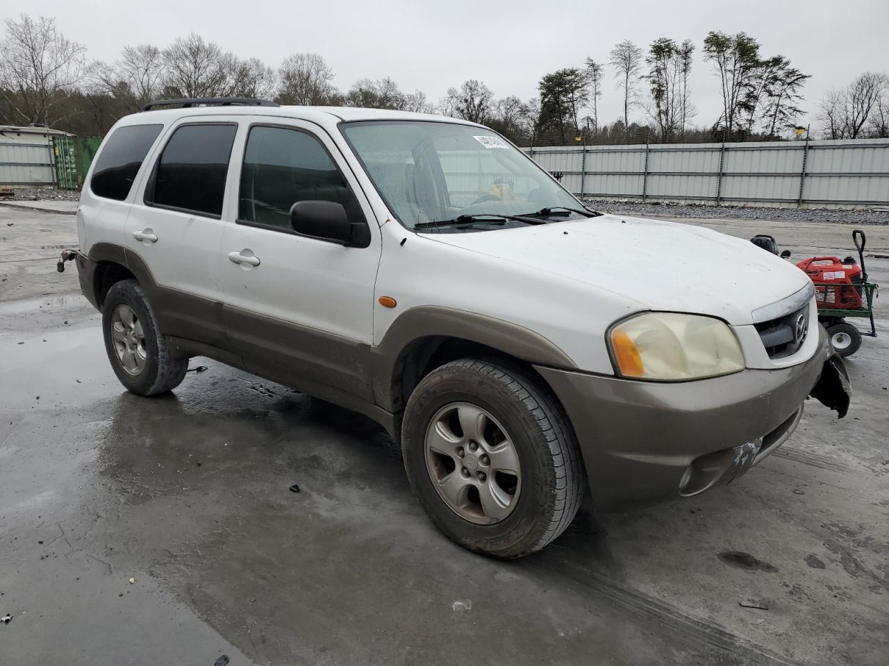 2004 Mazda Tribute VIN 4F2CZ06134KM24169 Copart auction photo, all over damage thumbnail 4