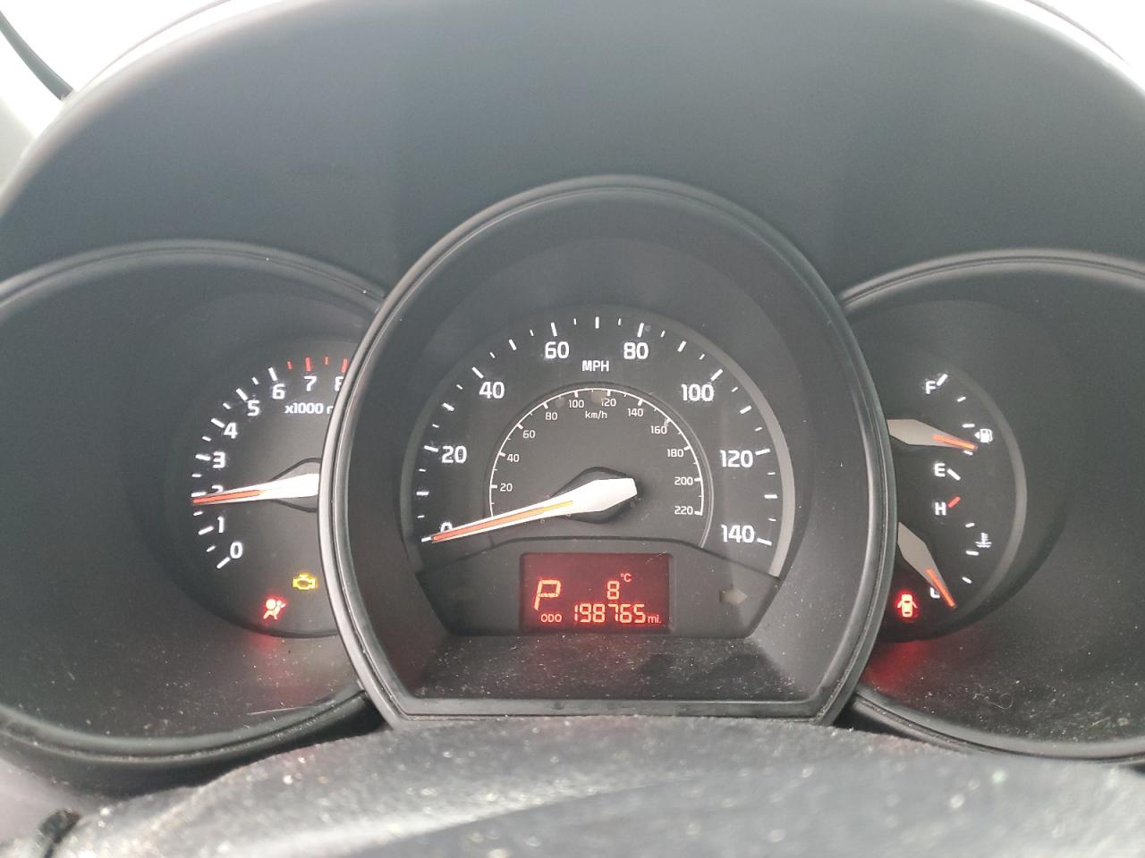 2014 KIA Rio VIN KNADM4A39E6326192 Copart auction photo, front end / minor dent/scratches damage thumbnail 9