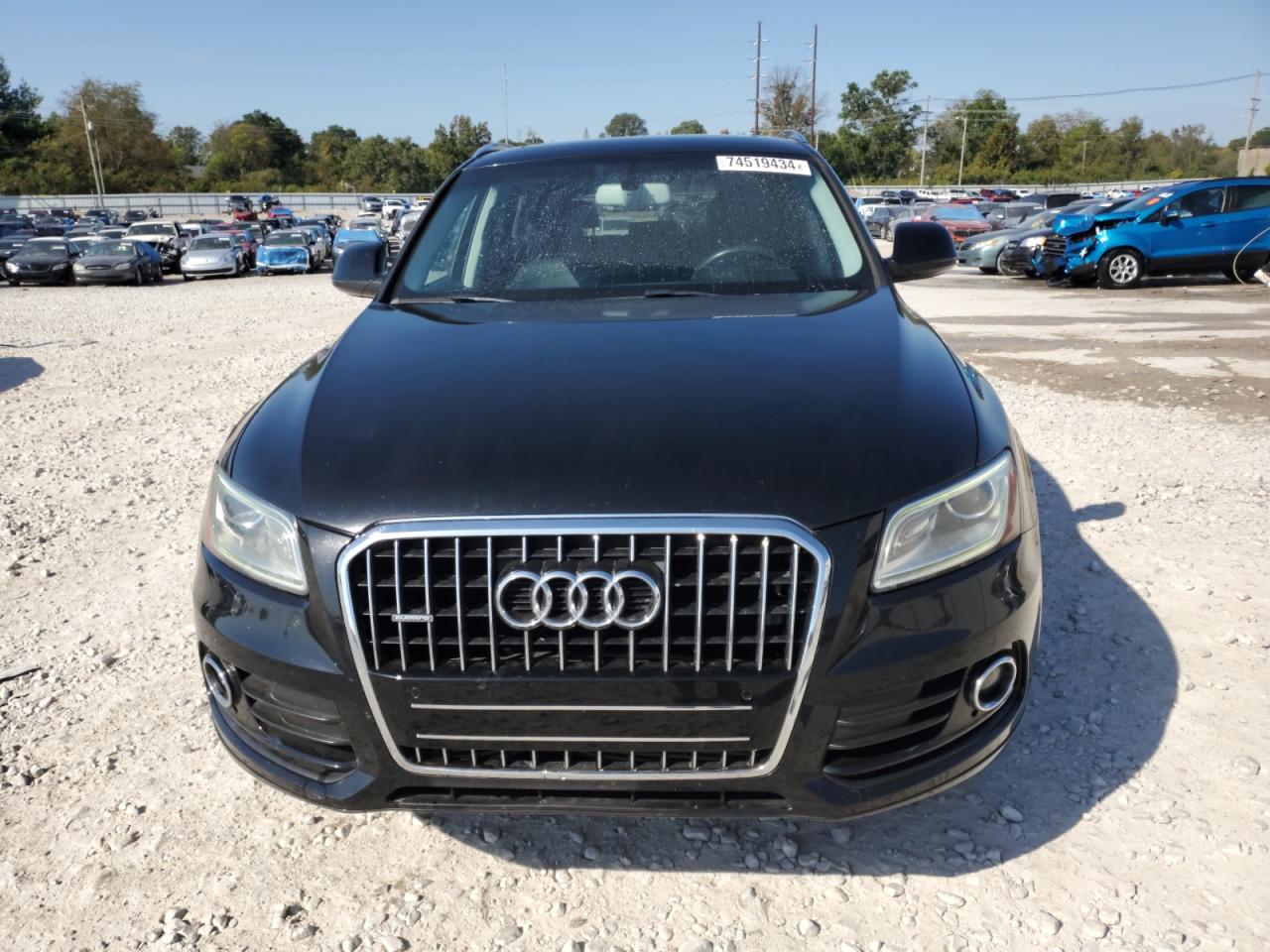 2014 Audi Q5 VIN WA1LFAFP4EA108090 Copart auction photo, side damage thumbnail 5