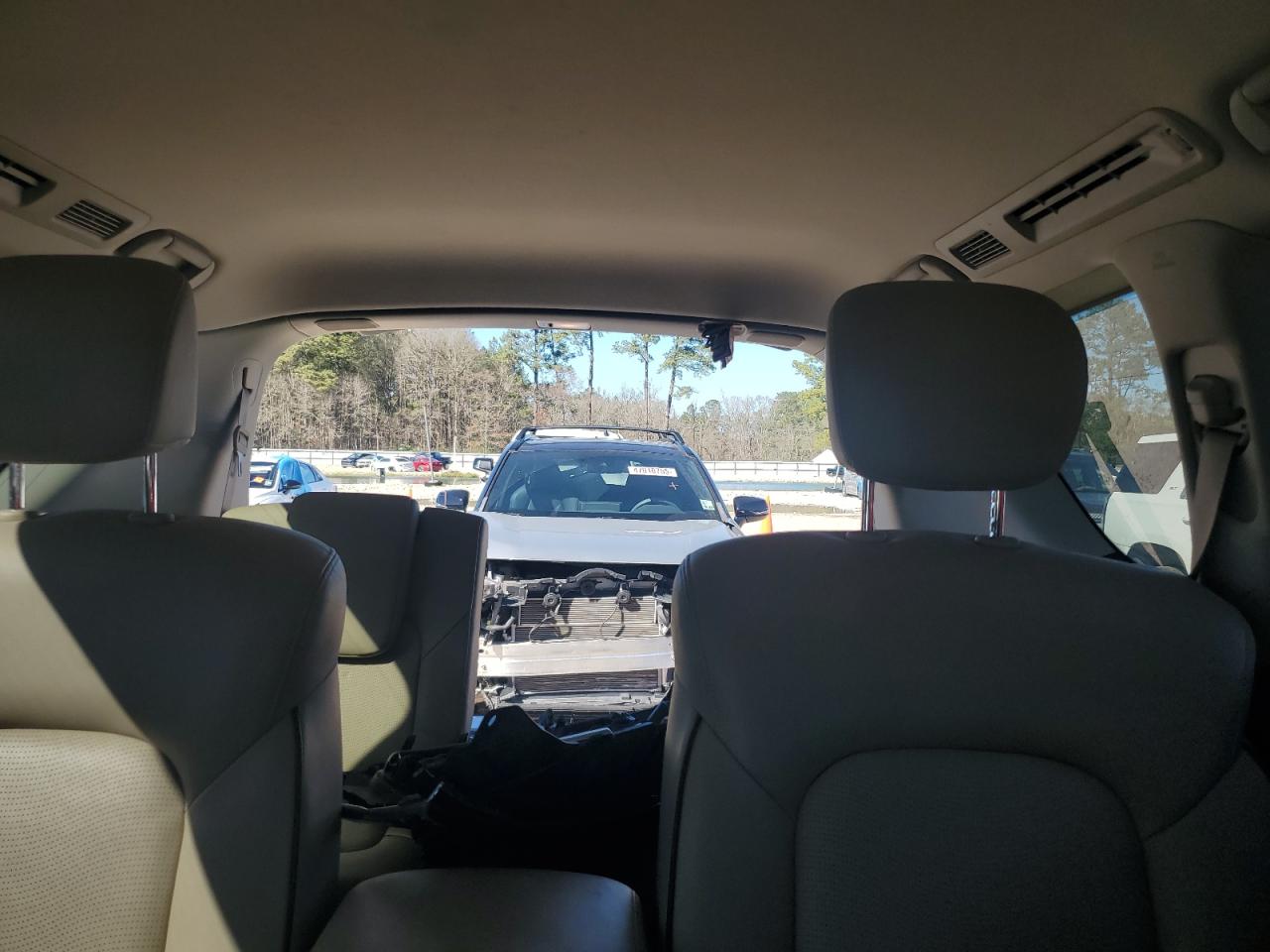 2020 Nissan Armada VIN JN8AY2NE0L9780356 Copart auction photo, front end damage thumbnail 10