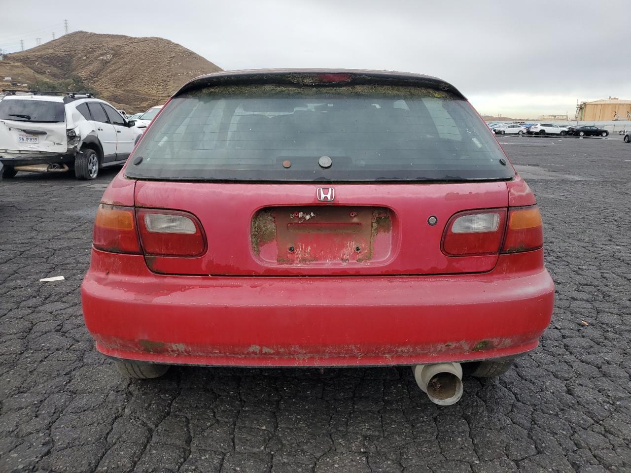 1993 Honda Civic VIN 2HGEH2356PH500947 Copart auction photo, normal wear / minor dent/scratches damage thumbnail 6