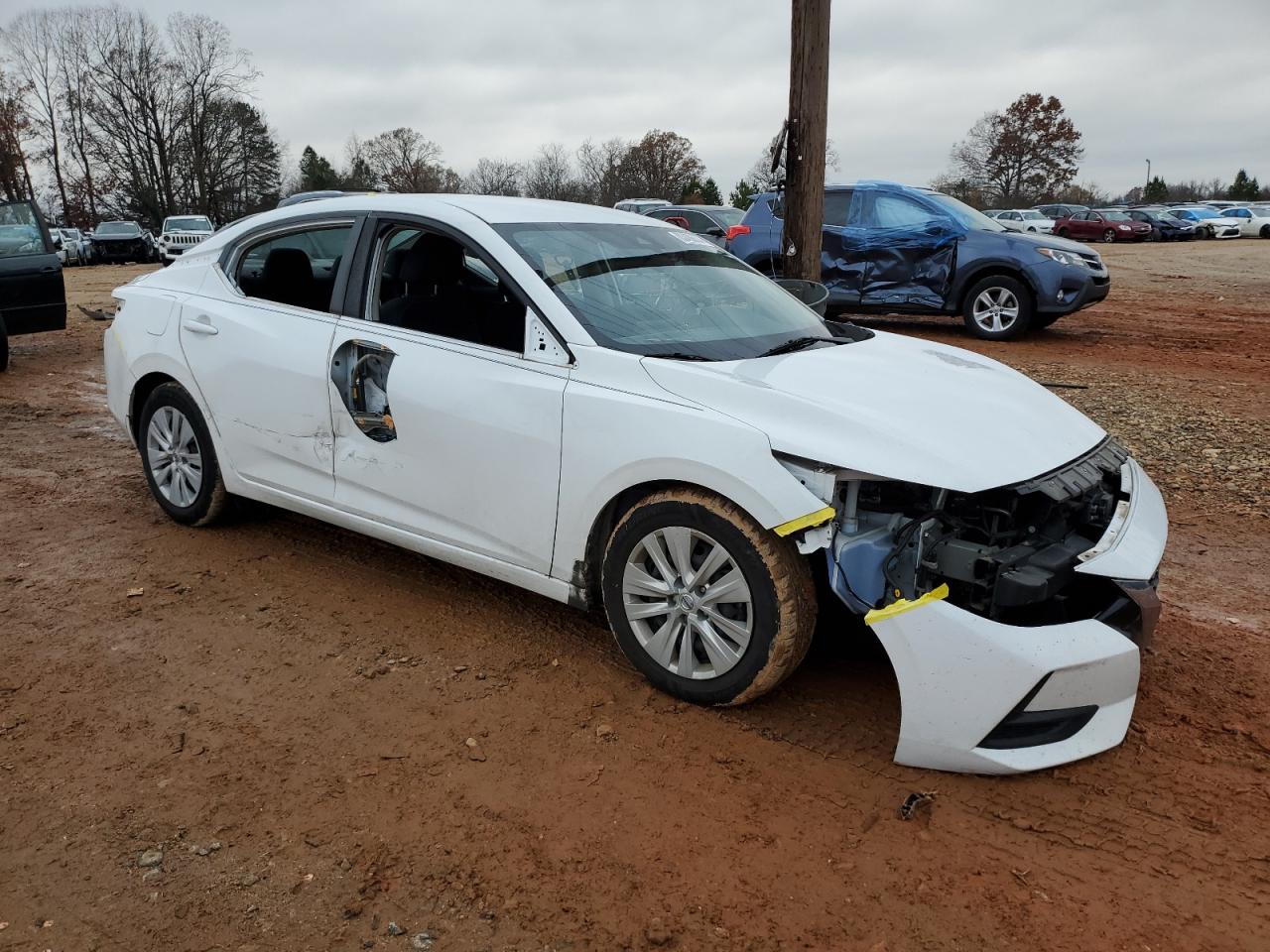 2020 Nissan Sentra VIN 3N1AB8BV5LY224030 Copart auction photo, front end damage thumbnail 4