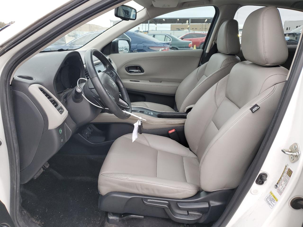 2016 Honda HR-V VIN 3CZRU5H75GM737688 Copart auction photo, front end / side damage thumbnail 7