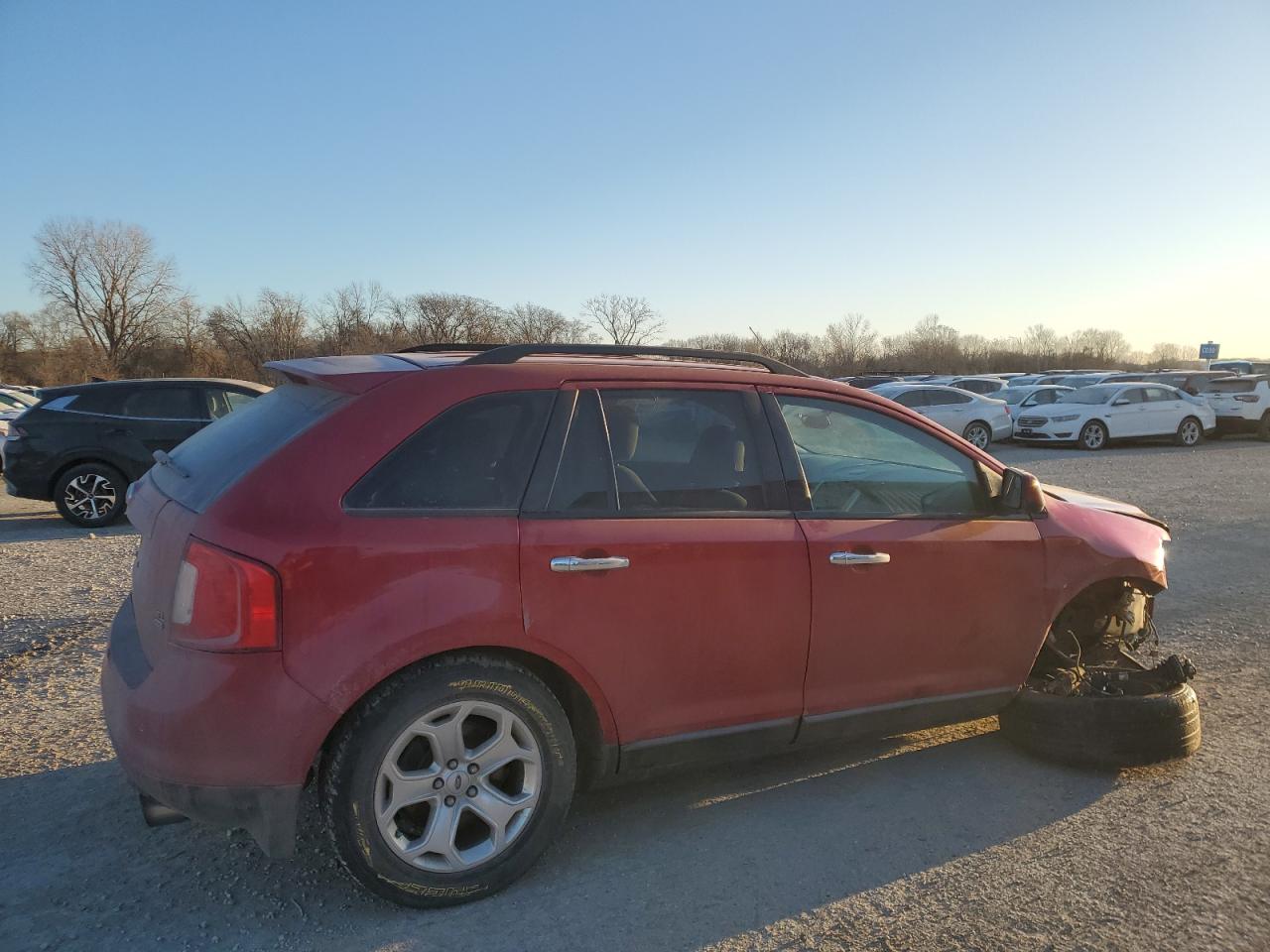 2011 Ford Edge VIN 2FMDK4JC9BBA86904 Copart auction photo, front end / undercarriage damage thumbnail 3
