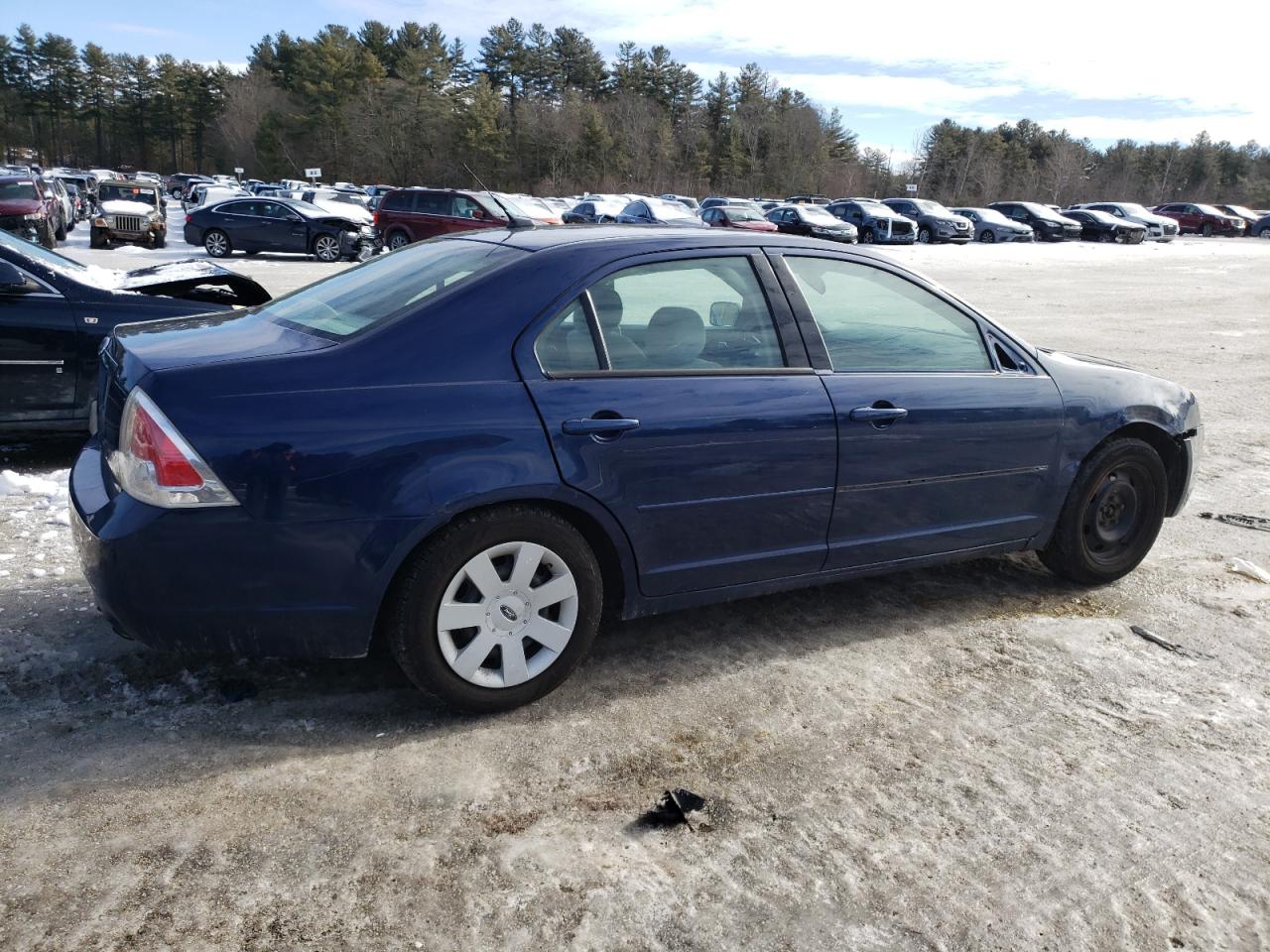 2007 Ford Fusion VIN 3FAHP06Z47R125832 Copart auction photo, undercarriage / side damage thumbnail 3