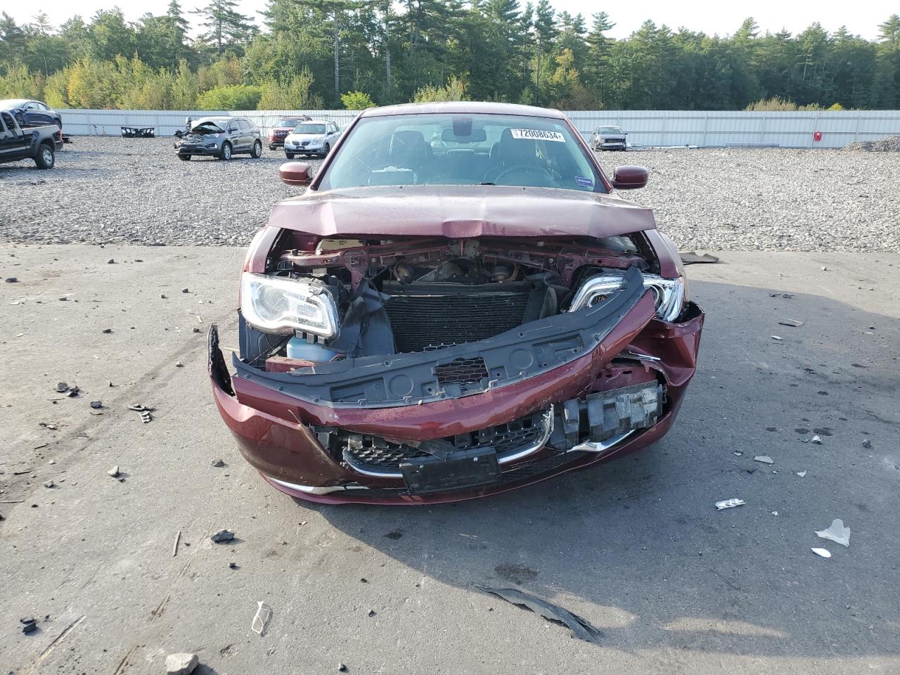 2017 Chrysler 300 VIN 2C3CCARG5HH588175 Copart auction photo, front end damage thumbnail 5