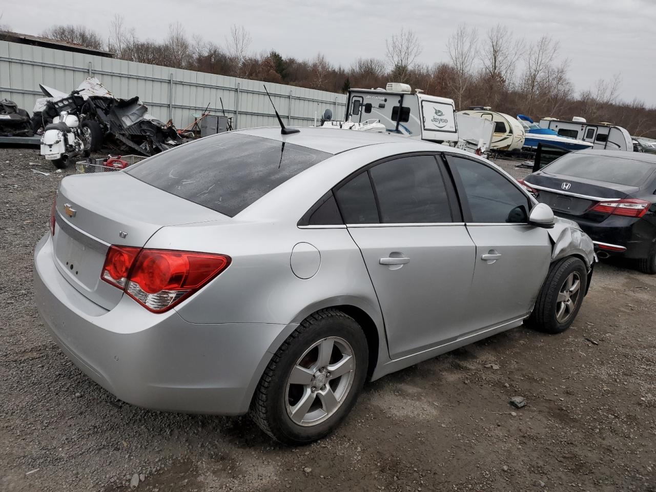 2012 Chevrolet Cruze VIN 1G1PF5SC4C7308343 Copart auction photo, front end / side damage thumbnail 3
