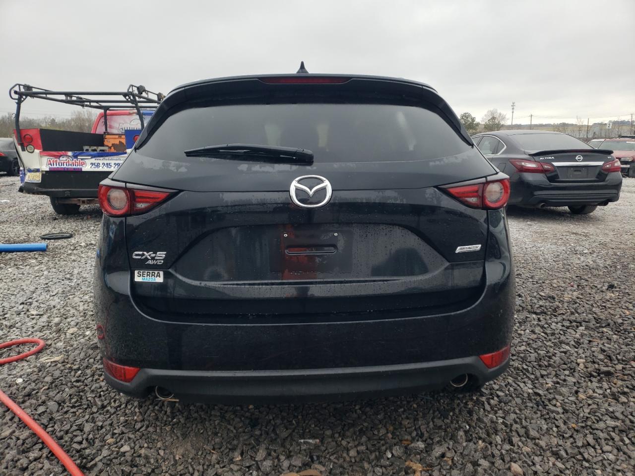 2018 Mazda CX-5 VIN JM3KFBDM0J0403095 Copart auction photo, front end / side damage thumbnail 6
