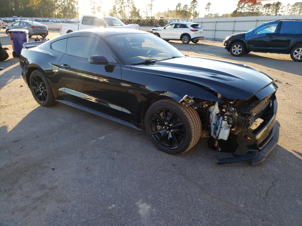 2017 Ford Mustang VIN 1FA6P8CF8H5328713 Copart auction photo, front end / rear end damage thumbnail 4