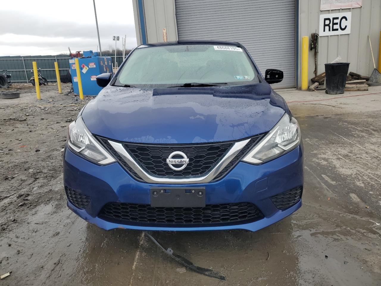 2017 Nissan Sentra VIN 3N1AB7AP7HY205063 Copart auction photo, side / rear end damage thumbnail 5