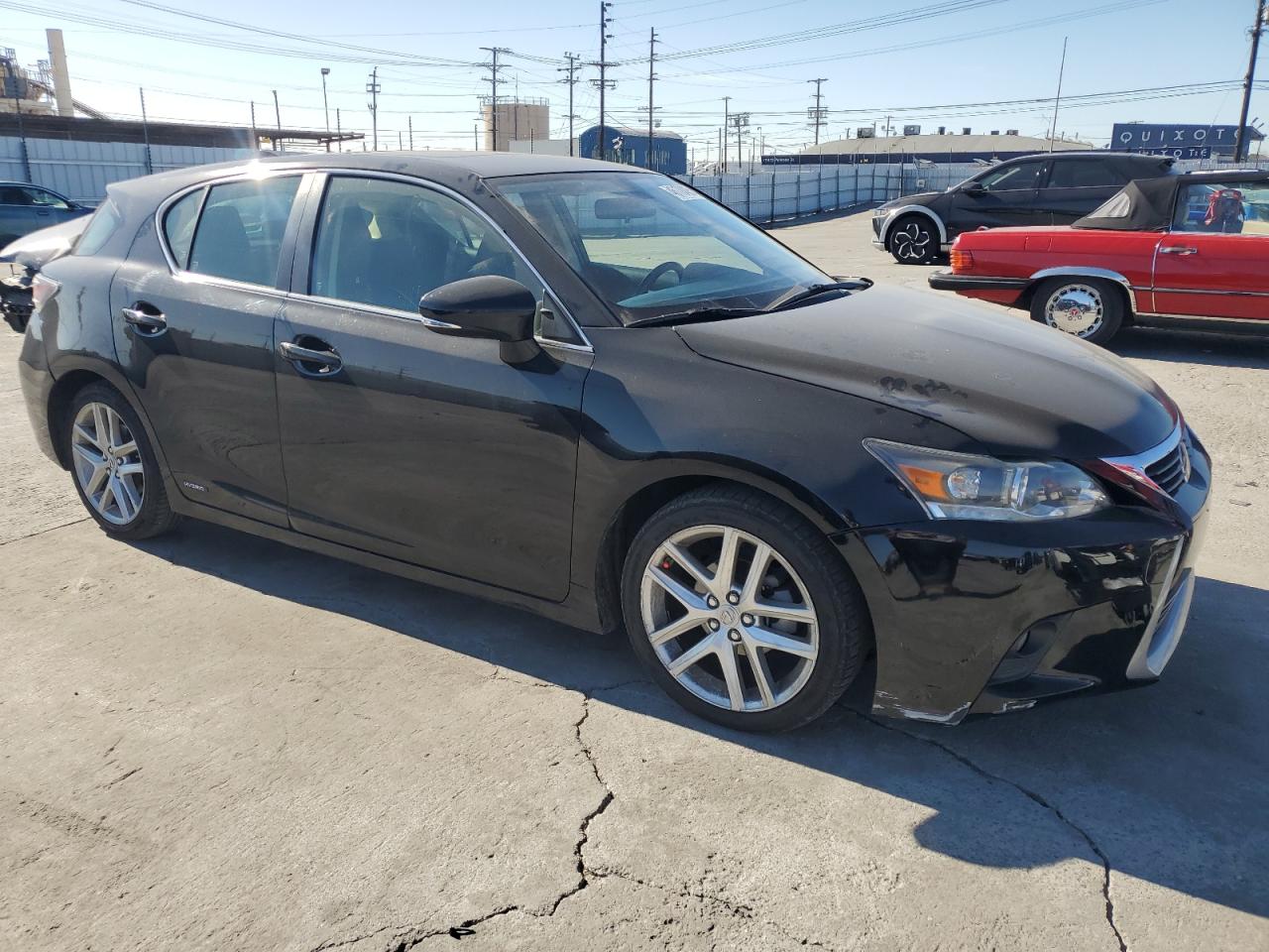 2015 Lexus CT VIN JTHKD5BH0F2224054 Copart auction photo, side damage thumbnail 4