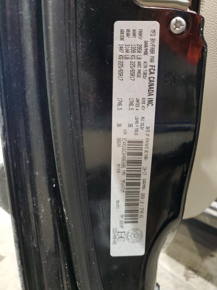 2017 Dodge Caravan VIN 2C4RDGBG3HR883088 Copart auction photo, front end damage thumbnail 13