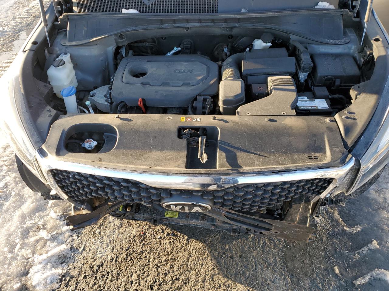2017 KIA Sorento VIN 5XYPGDA37HG268737 Copart auction photo, front end damage thumbnail 12