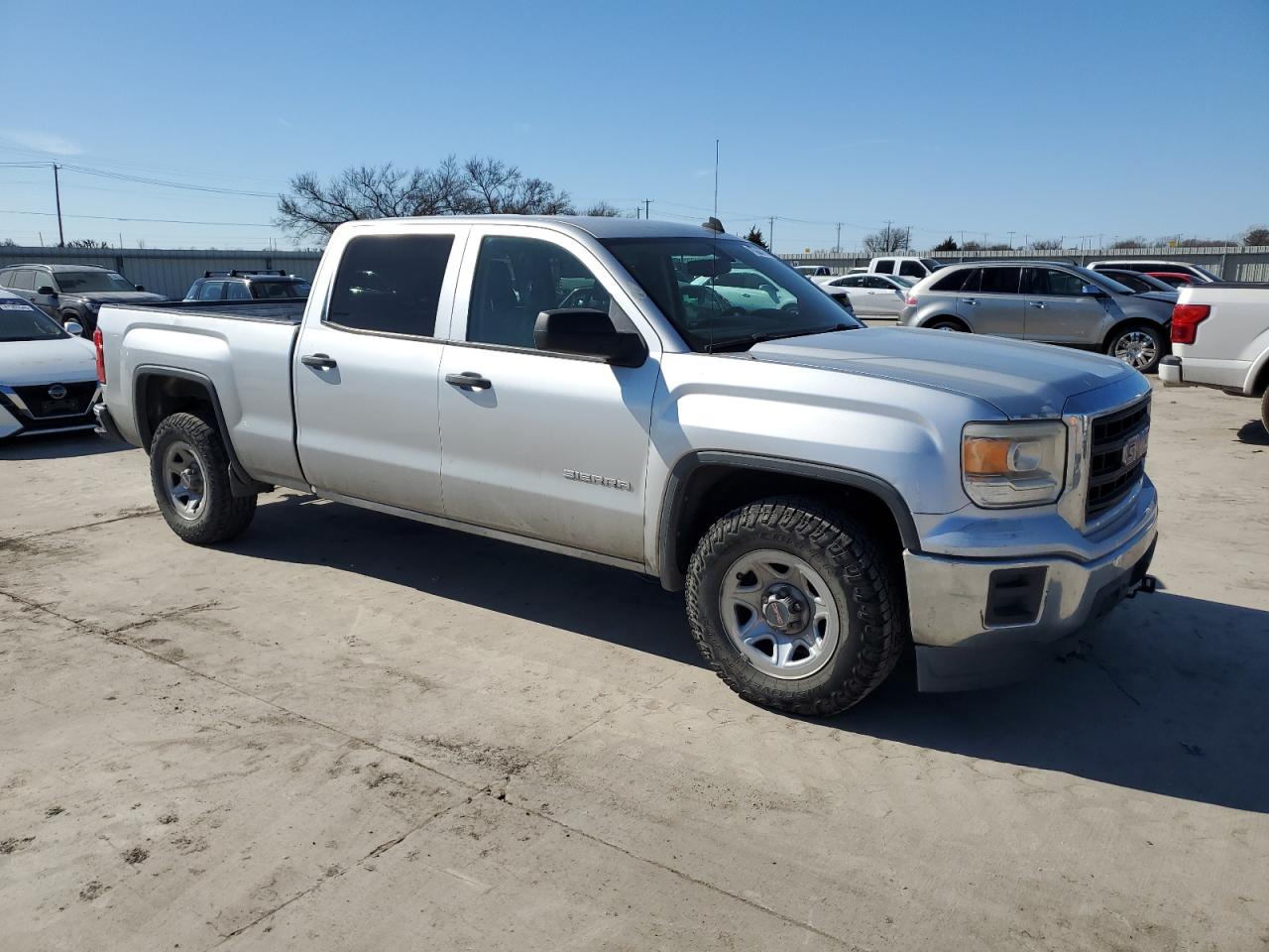 2014 GMC Sierra VIN 3GTP1TEH7EG176901 Copart auction photo, side / hail damage thumbnail 4