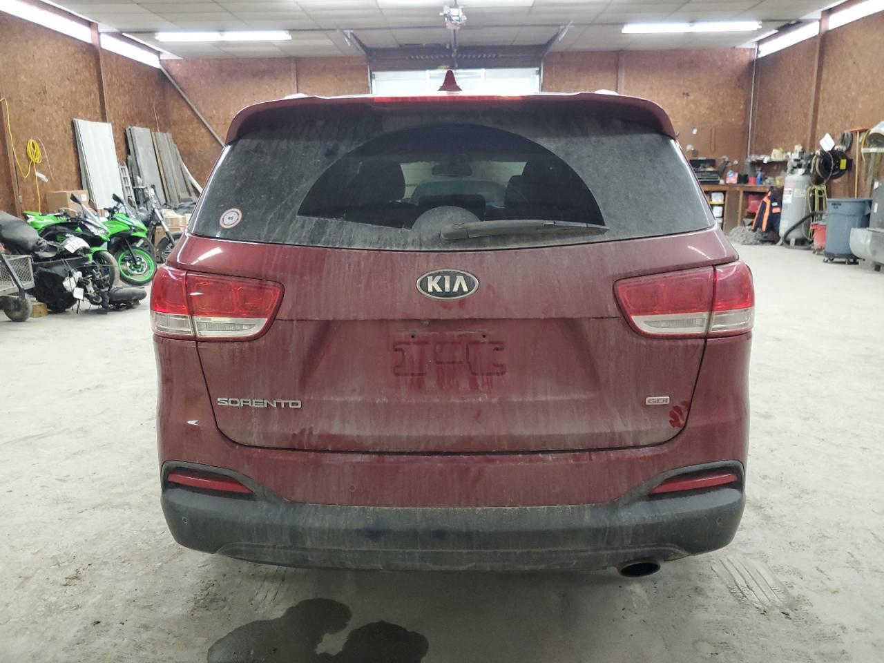 2016 KIA Sorento VIN 5XYPGDA34GG140468 Copart auction photo, front end / undercarriage damage thumbnail 6