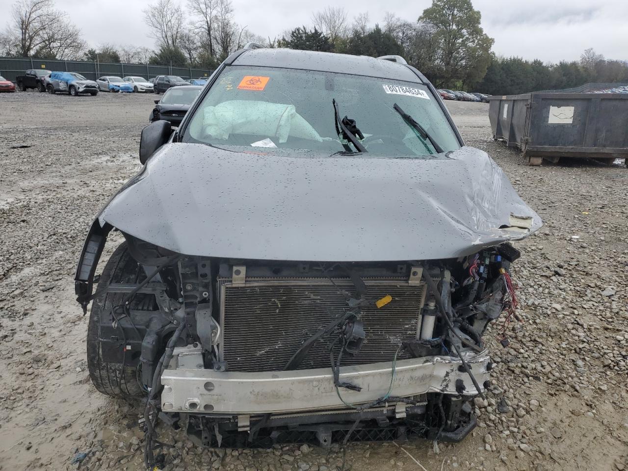 2018 Nissan Pathfinder VIN 5N1DR2MM5JC640636 Copart auction photo, front end / all over damage thumbnail 5