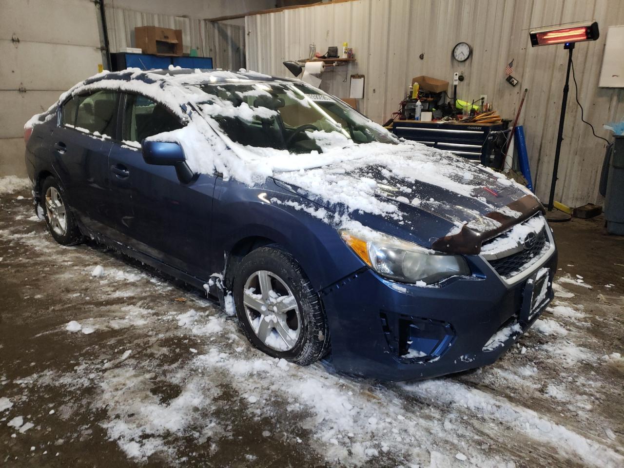 2013 Subaru Impreza VIN JF1GJAC61DH012379 Copart auction photo, front end damage thumbnail 4