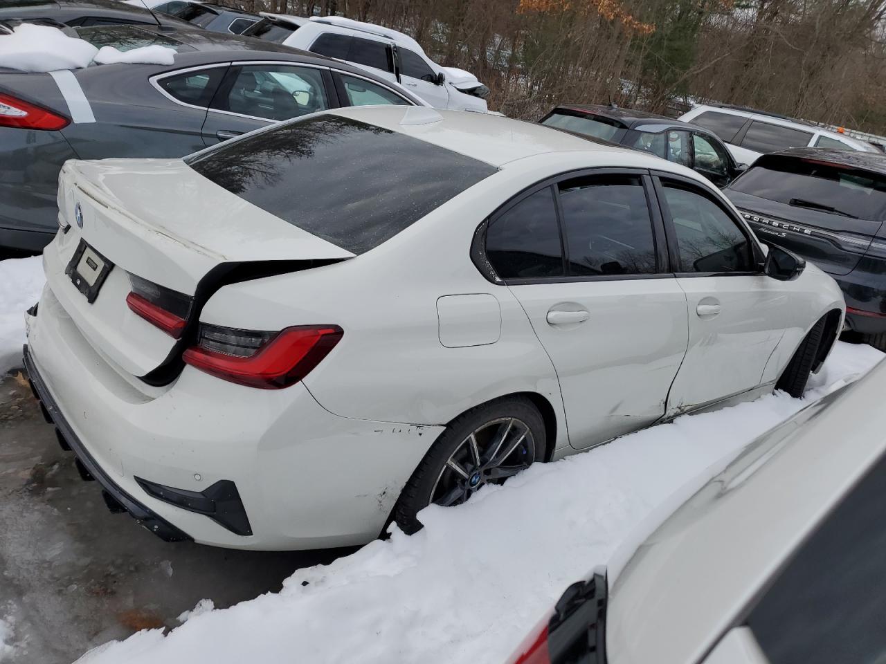 2019 BMW 3er VIN WBA5R7C5XKAJ86376 Copart auction photo, front end / all over damage thumbnail 3