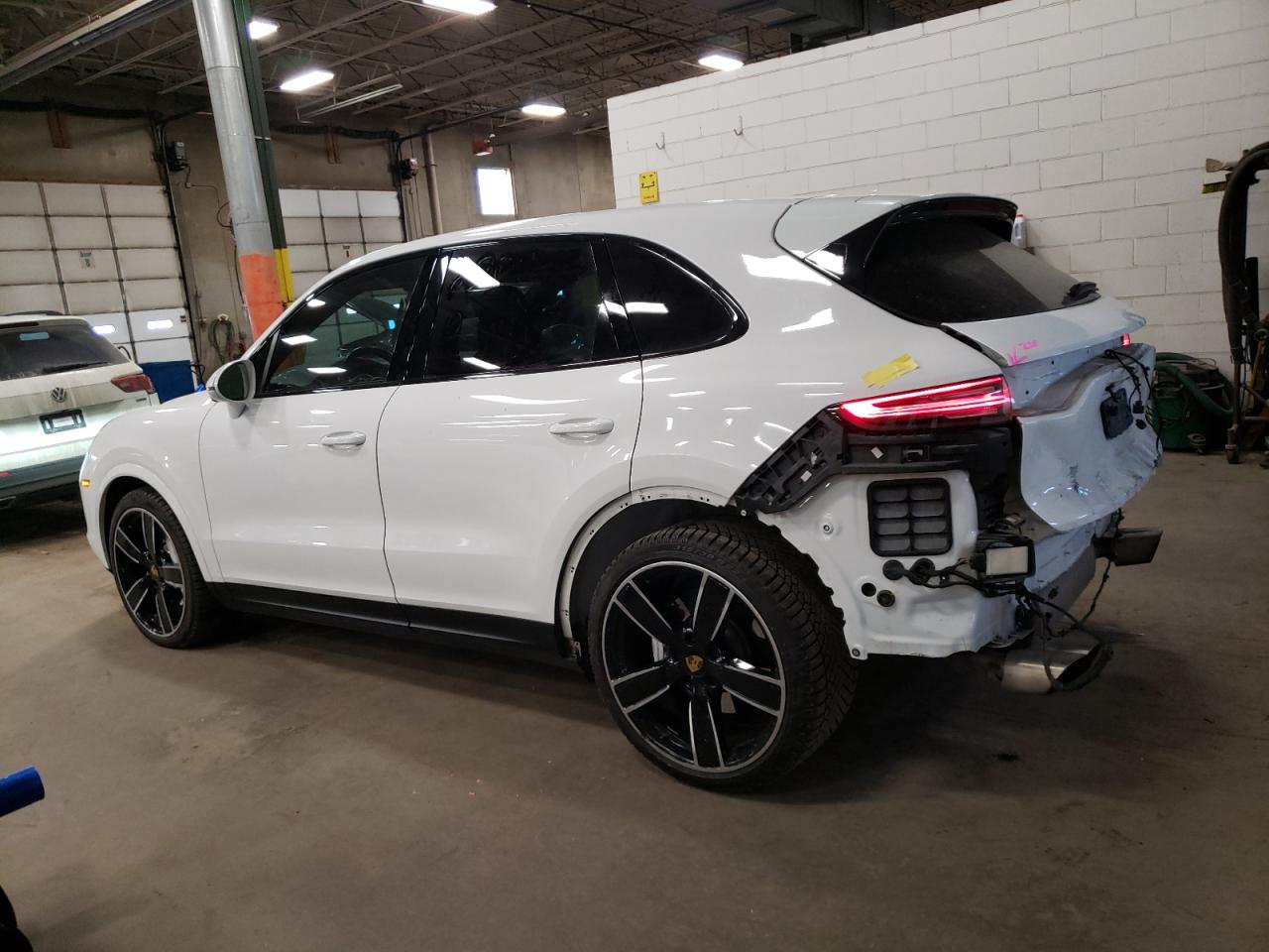 2020 Porsche Cayenne VIN WP1AF2AY9LDA39538 Copart auction photo, rear end damage thumbnail 2