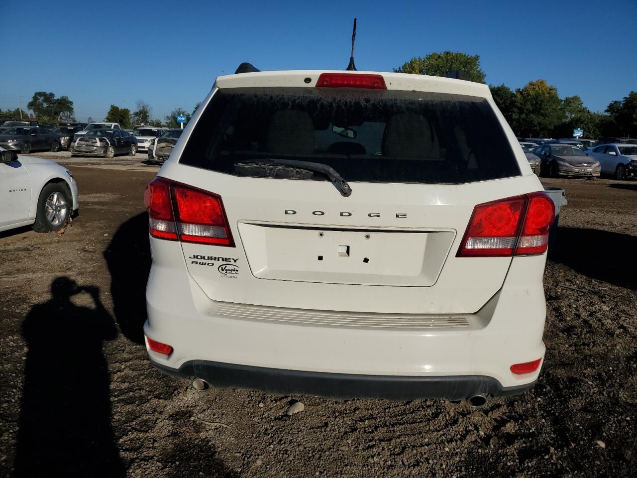 2012 Dodge Journey VIN 3C4PDDBG6CT190480 Copart auction photo, front end / side damage thumbnail 6