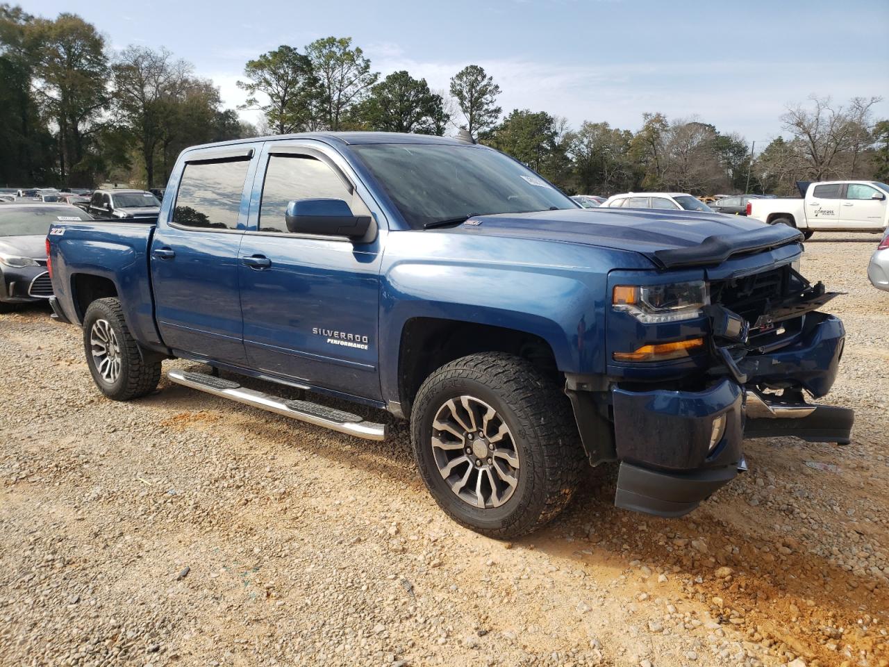 2017 Chevrolet Silverado VIN 3GCUKREC6HG208202 Copart auction photo, front end damage thumbnail 4