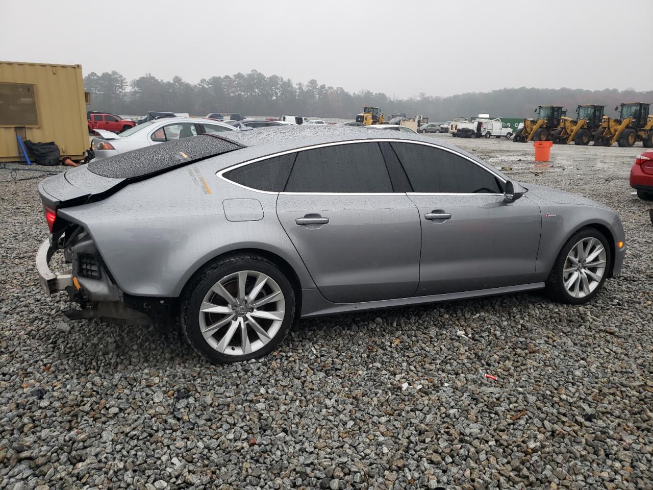 2016 Audi A7 VIN WAU2GAFC7GN001877 Copart auction photo, rear end / undercarriage damage thumbnail 3