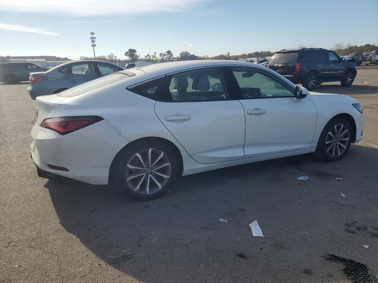 2023 Acura Integra VIN 19UDE4H23PA024783 Copart auction photo, side / rear end damage thumbnail 3