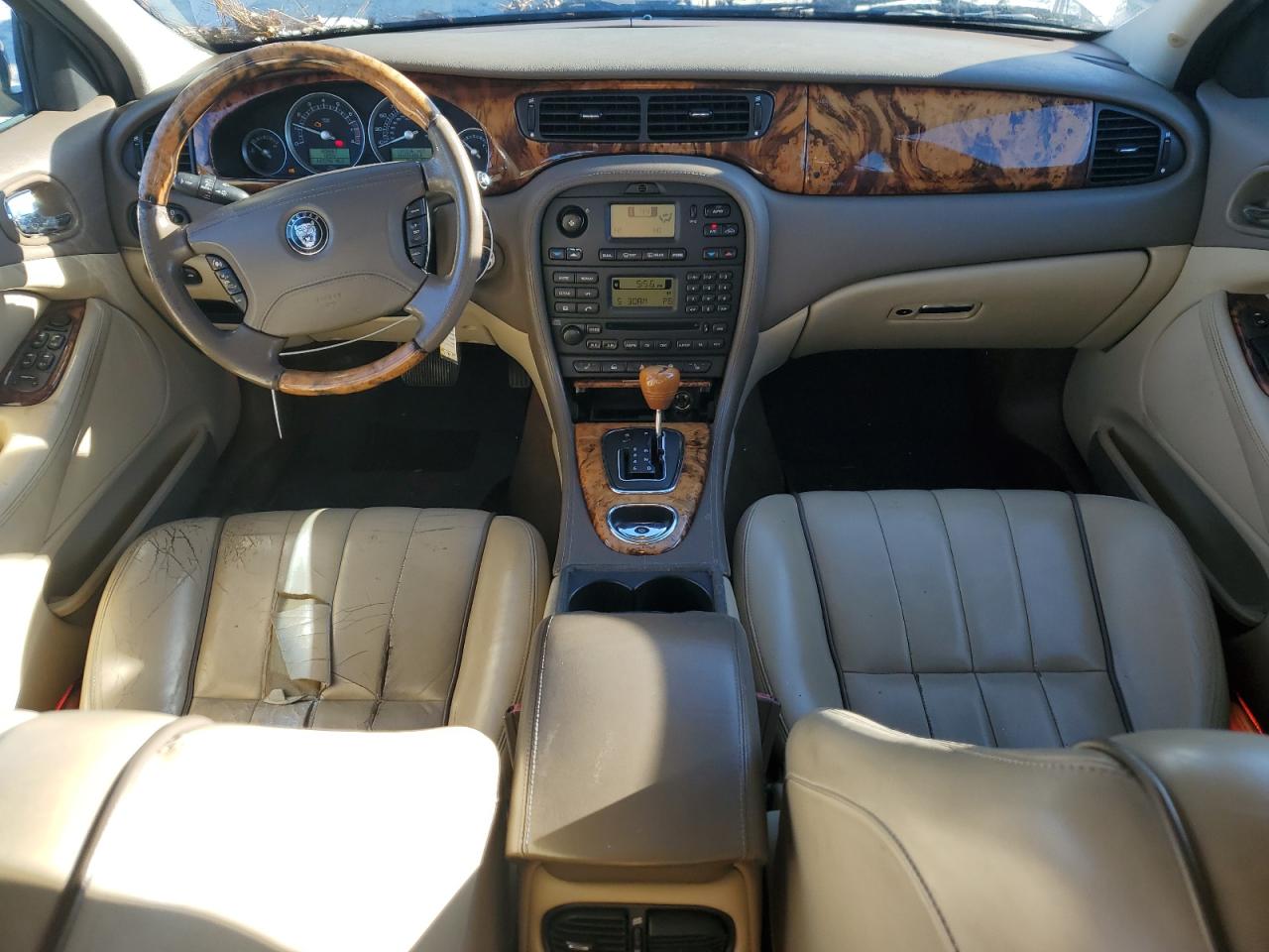 2007 Jaguar S-Type VIN SAJWA01AX7FN73169 Copart auction photo, front end damage thumbnail 8