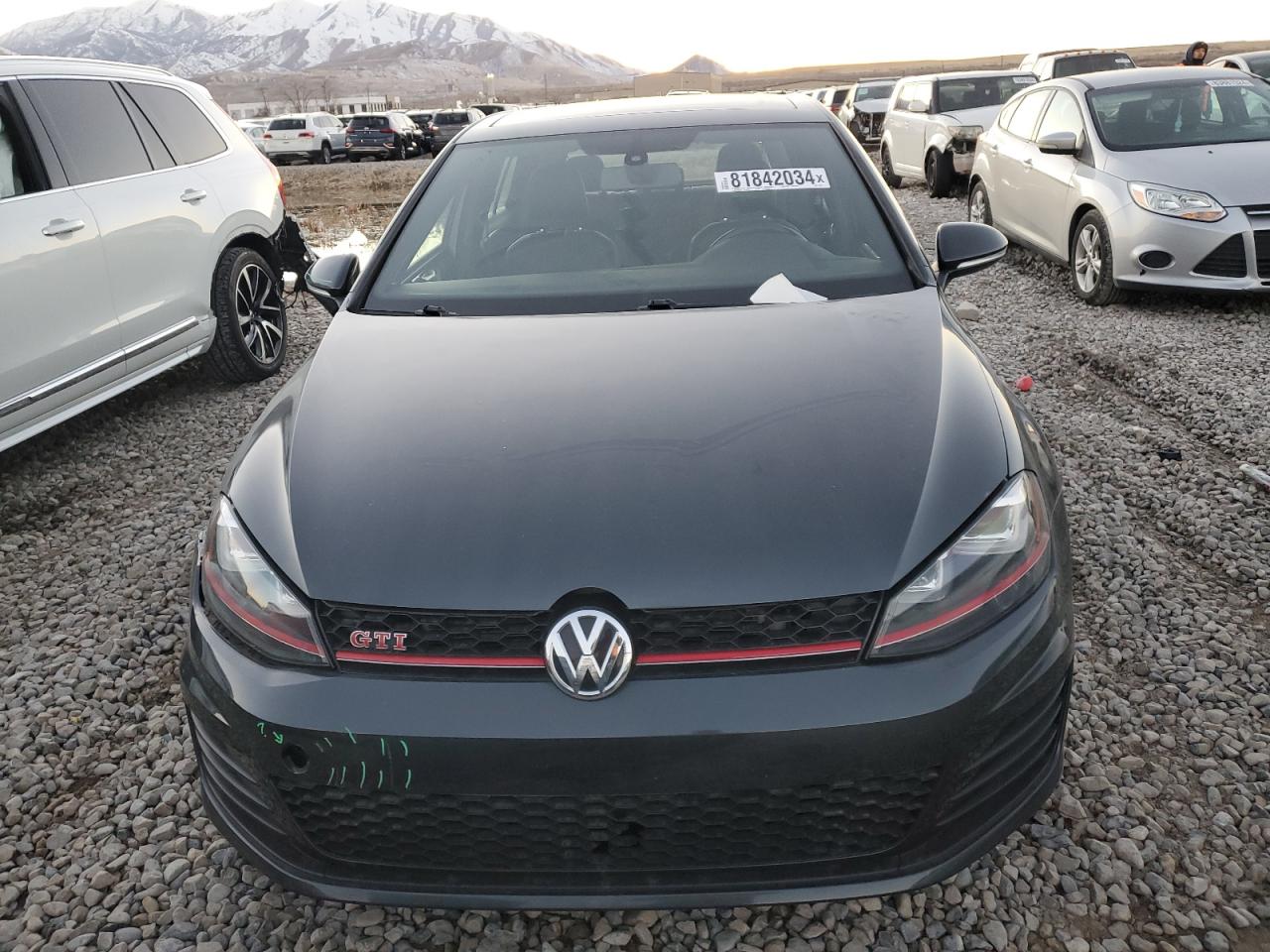 2017 Volkswagen GTI VIN 3VW547AU0HM065473 Copart auction photo, front end / side damage thumbnail 5