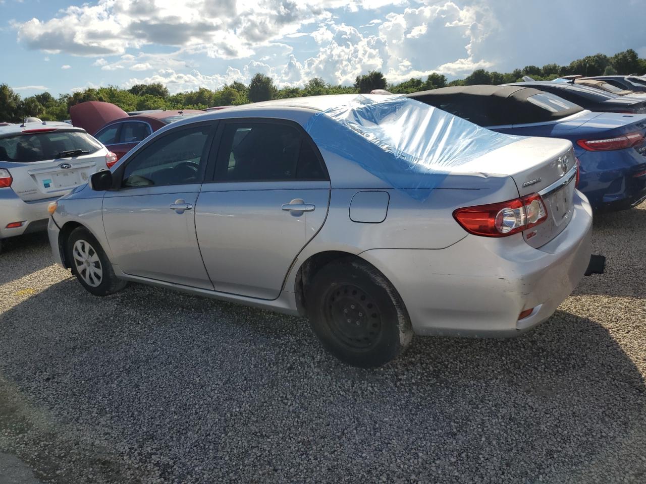 2011 Toyota Corolla VIN 2T1BU4EE6BC671531 Copart auction photo, rear end / side damage thumbnail 2