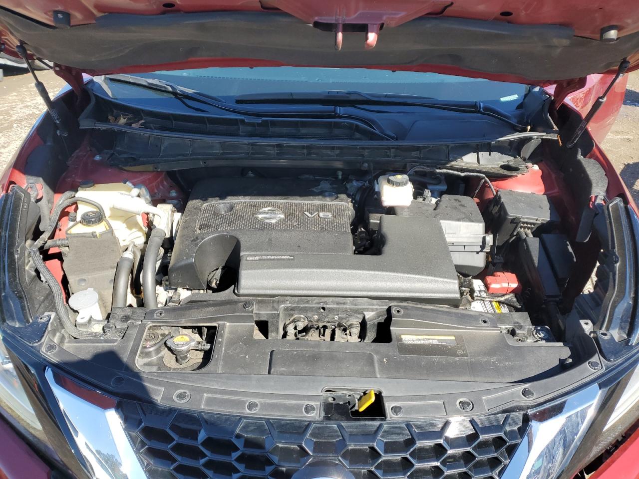 2019 Nissan Murano VIN 5N1AZ2MJ7KN157485 Copart auction photo, front end / side damage thumbnail 12