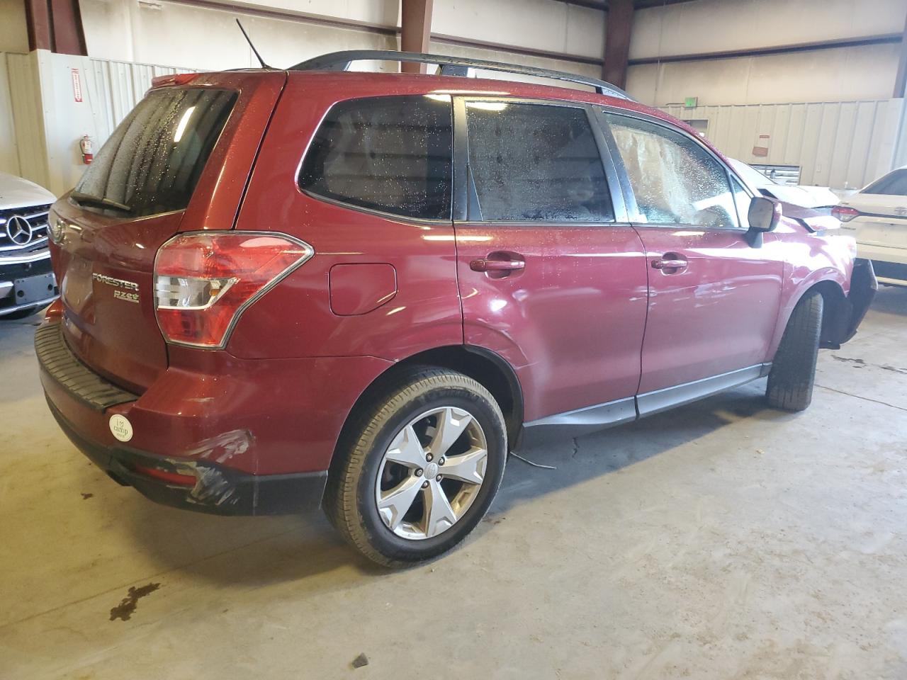 2015 Subaru Forester VIN JF2SJAGC1FH570726 Copart auction photo, front end damage thumbnail 3