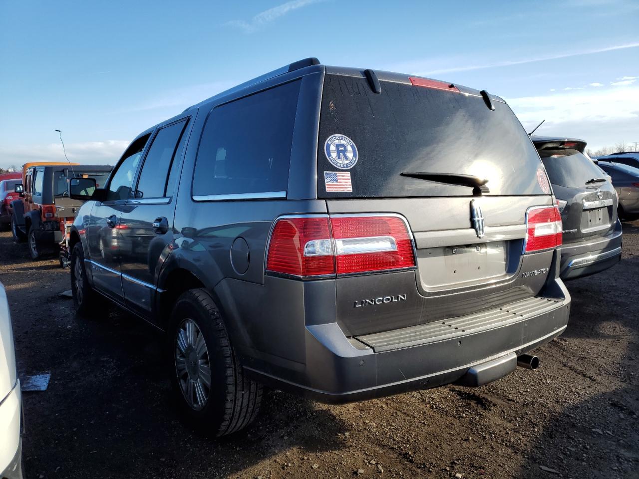 2014 Lincoln Navigator VIN 5LMJJ2J5XEEL07136 Copart auction photo, water/flood damage thumbnail 2