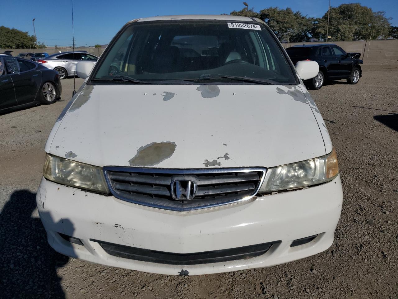 2002 Honda Odyssey VIN 5FNRL18022B054283 Copart auction photo, rear end damage thumbnail 5