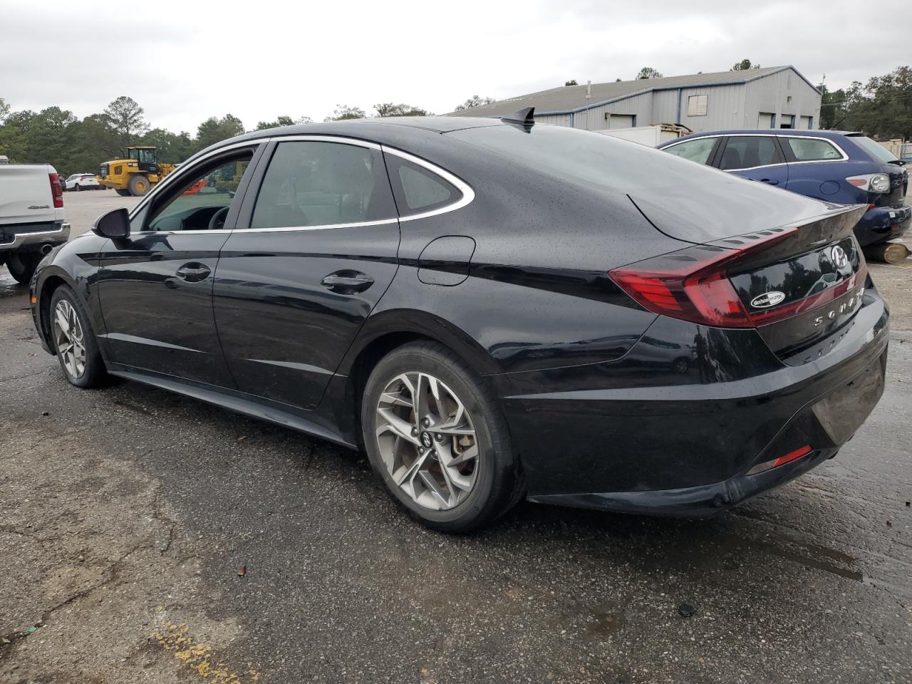 2021 Hyundai Sonata VIN KMHL64JA3MA158323 Copart auction photo, side damage thumbnail 2