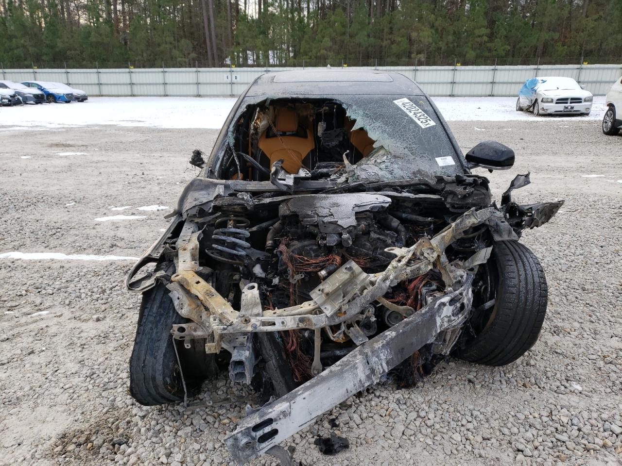 2022 Cadillac CT4-V VIN 1G6DL5RP5N0210030 Copart auction photo, burn / rear end damage thumbnail 5